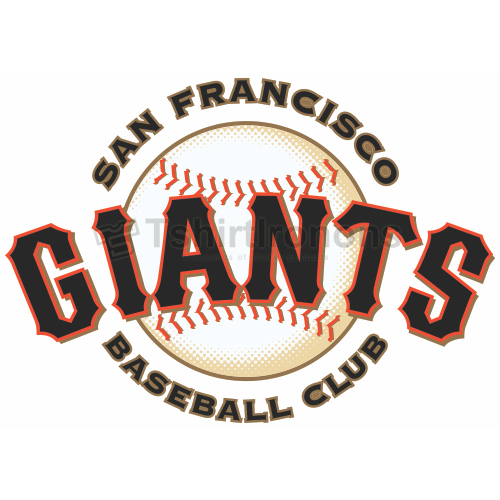 San Francisco Giants T-shirts Iron On Transfers N1906